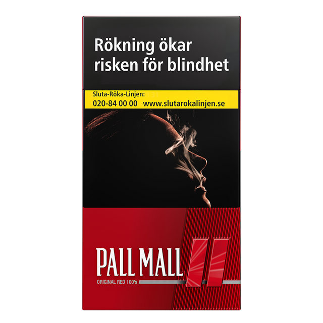 Pall Mall Original Red 100s-Cigaretter-Tobax