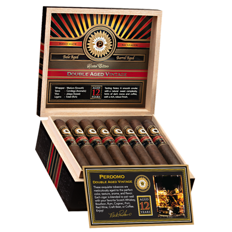 Perdomo Double Aged 12 Year Maduro Robusto-Cigarr-Tobax