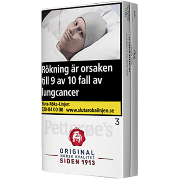 Petterøes Hvit 3 Rulltobak-Rulltobak-Tobax