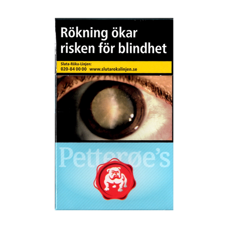 Petterøes Lys Blå-Cigaretter-Tobax
