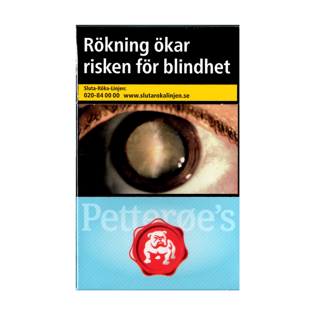 Petterøes Lys Blå-Cigaretter-Tobax