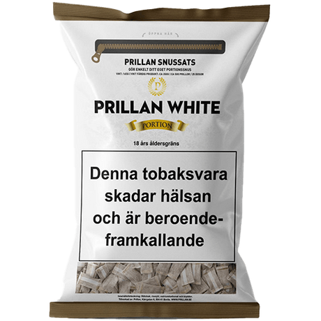 Prillan White Portion-Tobax