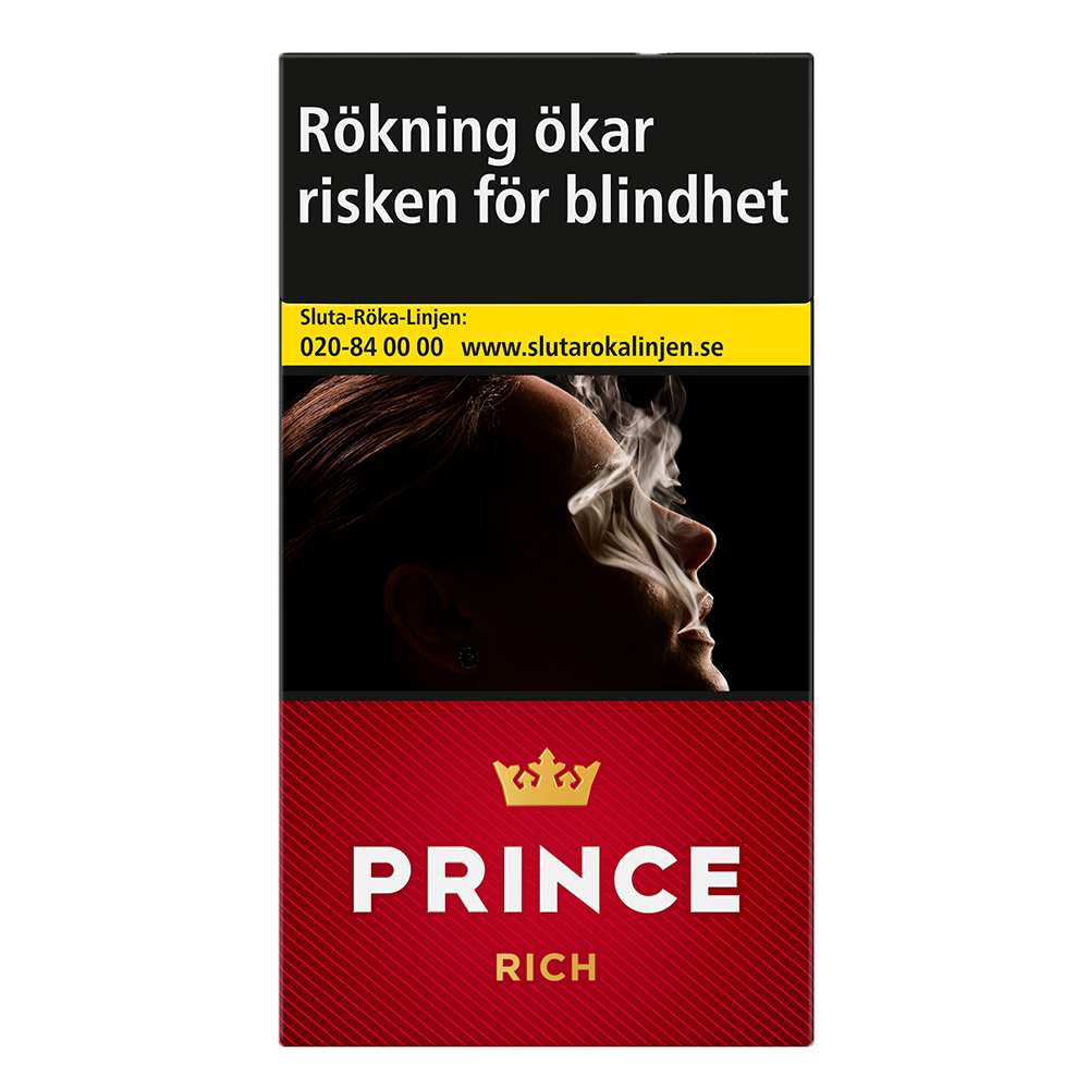 Prince Rich 100s-Cigaretter-Tobax