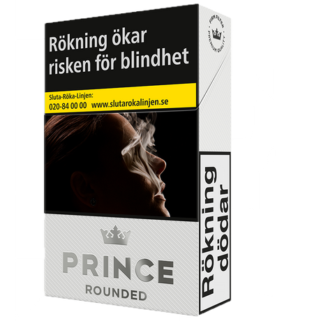 Prince Rounded HP-Cigaretter-Tobax