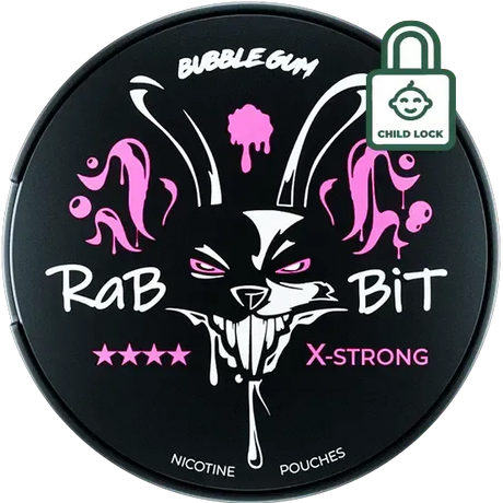 Rabbit Bubble Gum-Nikotinposer-Tobax