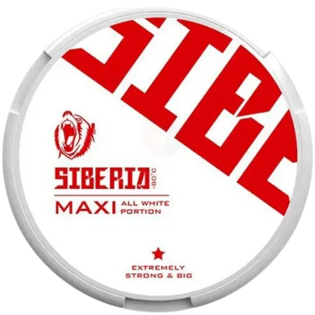 Siberia Maxi All White Portion-Nikotinposer-Tobax