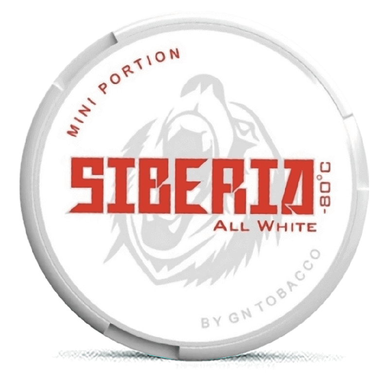 Siberia Mini All White Portion-Nikotinposer-Tobax