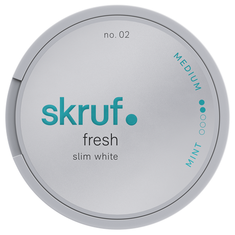 Skruf No.02 Slim Fresh White-Tobax