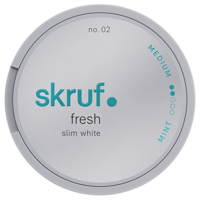 Skruf No.02 Slim Fresh White-Tobax