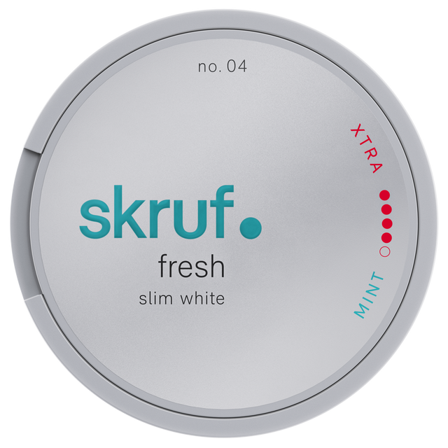 Skruf No.04 Fresh Xtra Stark White-Tobax