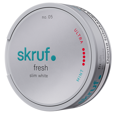 Skruf No.05 Slim Fresh Ultrastark White-Tobax