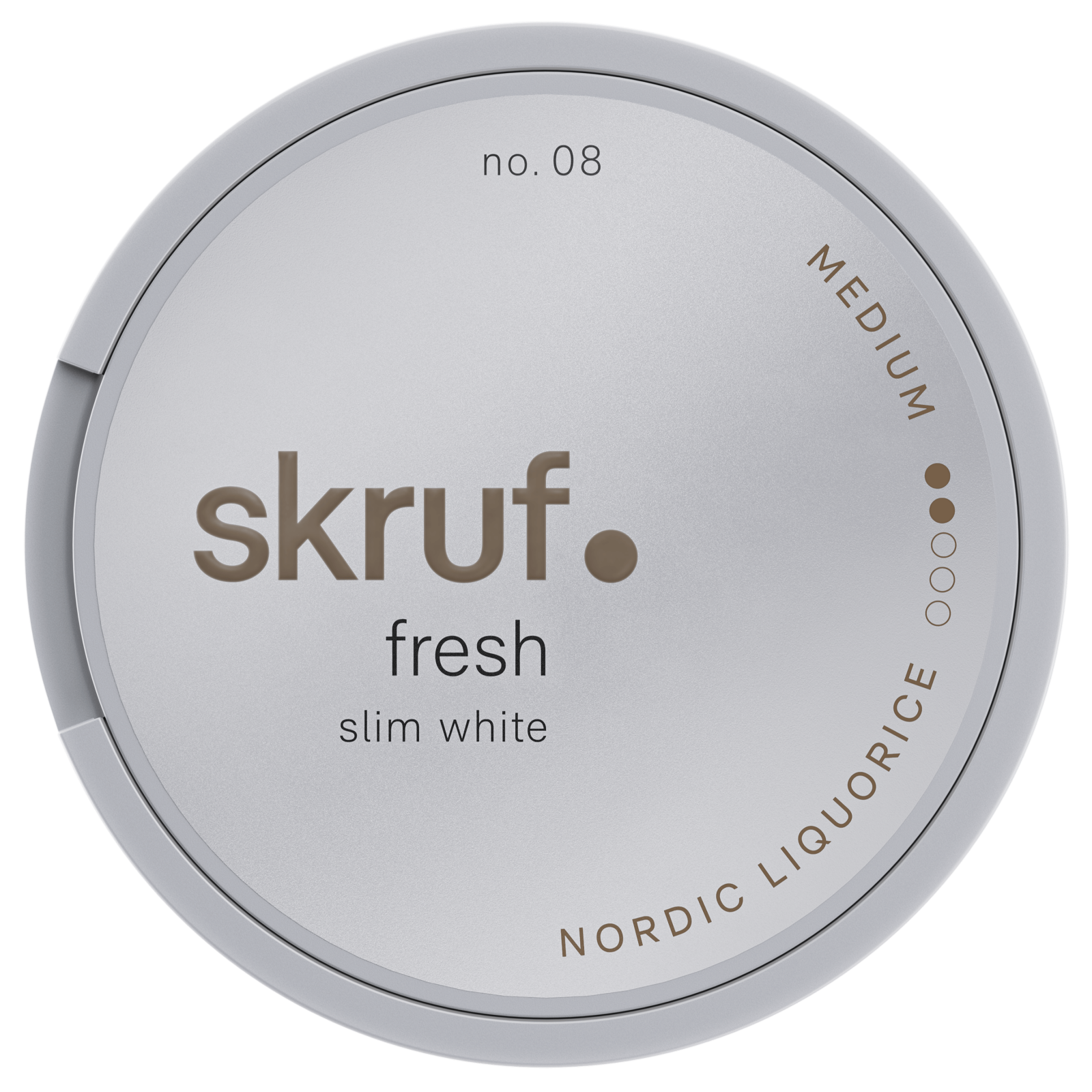 Skruf Skruf No.08 Slim Nordic White Extra Strong - snus