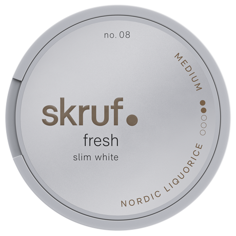 Skruf No.08 Slim Nordic White-Tobax