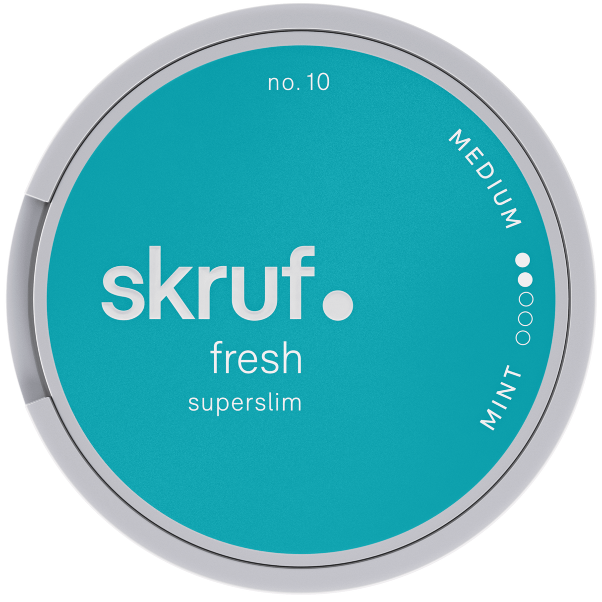 Skruf No.10 Superslim Fresh White-Tobax