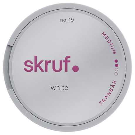Skruf No.19 Tranbär White-Tobax