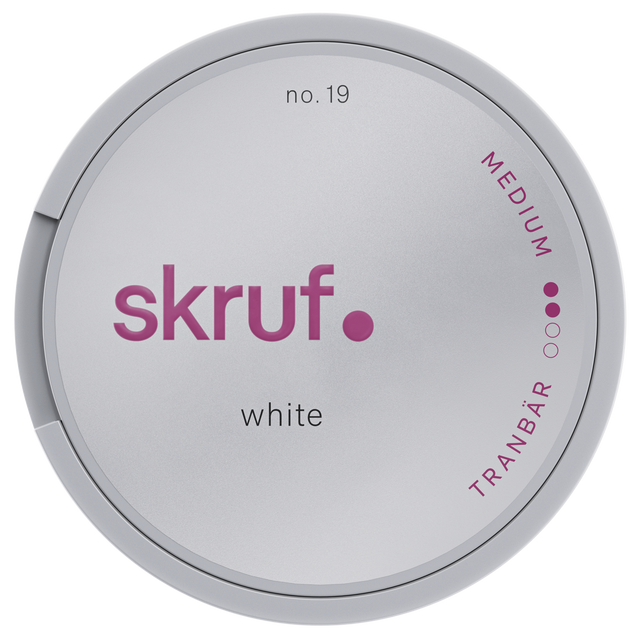 Skruf No.19 Tranbär White-Tobax