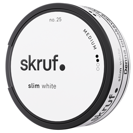 Skruf No.25 Slim Original White-Tobax