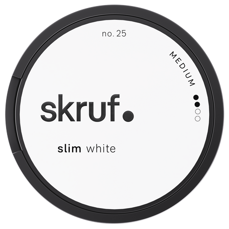 Skruf No.25 Slim Original White-Tobax