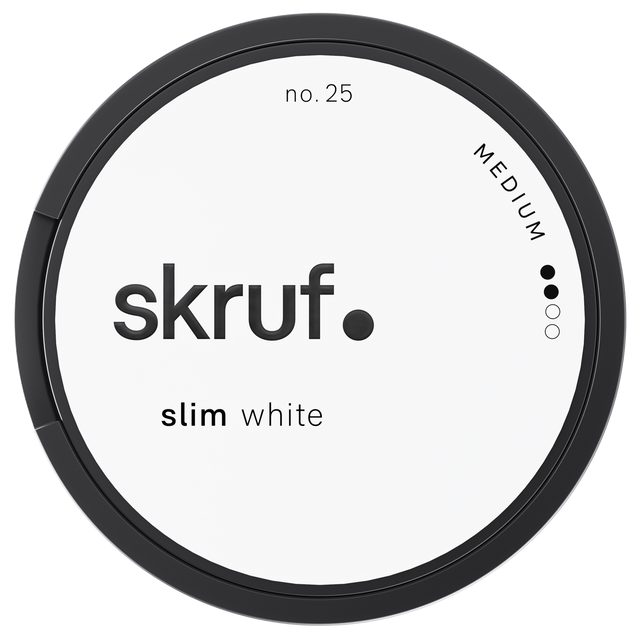 Skruf No.25 Slim Original White-Tobax