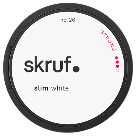 Skruf No.26 Slim Stark White-Tobax