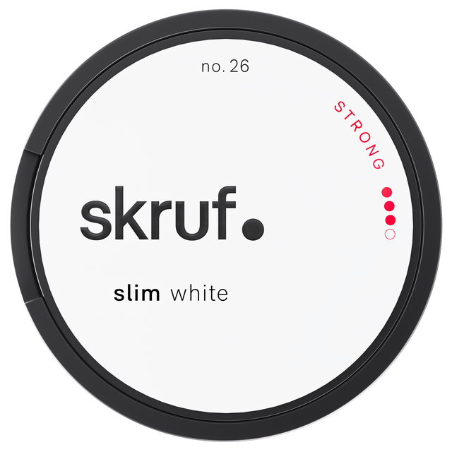 Skruf No.26 Slim Stark White-Tobax