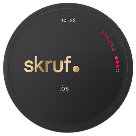 Skruf No.33 Lös Strong-Tobax
