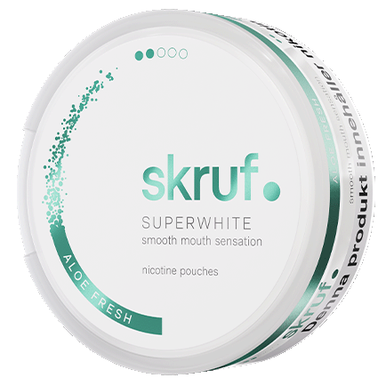 Skruf Superwhite Aloe Fresh-Nikotinposer-Tobax