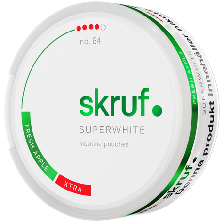 Skruf Superwhite Fresh Apple-Nikotinposer-Tobax