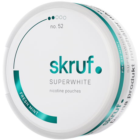 Skruf Superwhite Fresh No.52-Nikotinposer-Tobax
