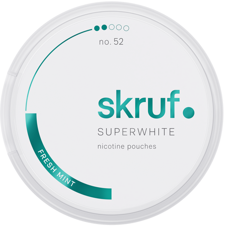 Skruf Superwhite Fresh No.52-Nikotinposer-Tobax