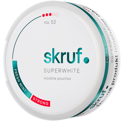 Skruf Superwhite Fresh No.53-Nikotinposer-Tobax