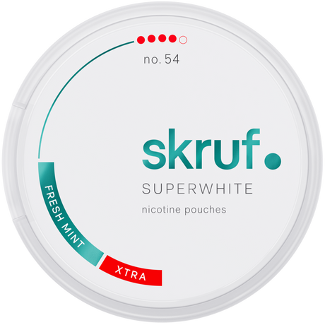Skruf Superwhite Fresh No.54-Nikotinposer-Tobax