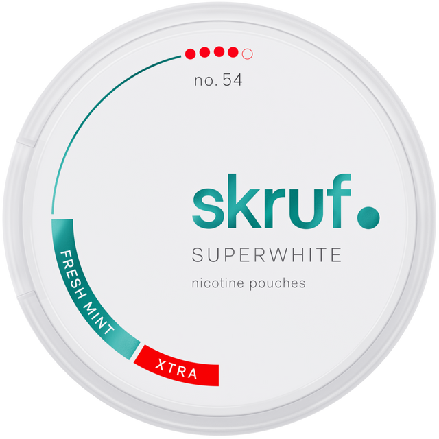 Skruf Superwhite Fresh No.54-Nikotinposer-Tobax