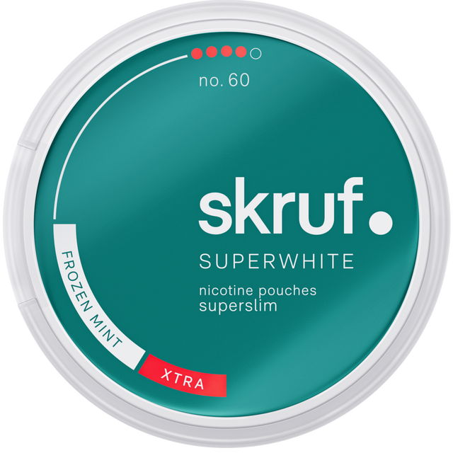 Skruf Superwhite Frozen Mint No.60-Nikotinposer-Tobax