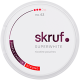 Skruf Superwhite Purple Cassice No.63-Nikotinposer-Tobax
