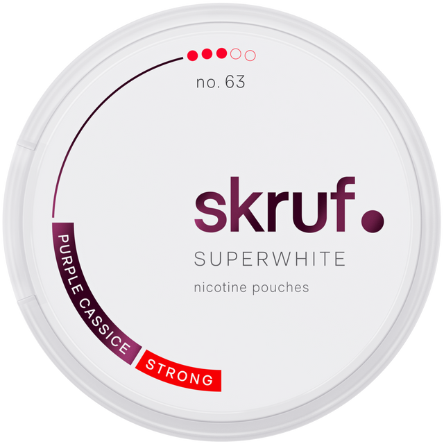 Skruf Superwhite Purple Cassice No.63-Nikotinposer-Tobax