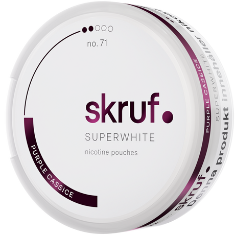 Skruf Superwhite Purple Cassice No.71-Nikotinposer-Tobax