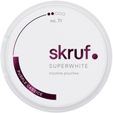 Skruf Superwhite Purple Cassice No.71-Nikotinposer-Tobax