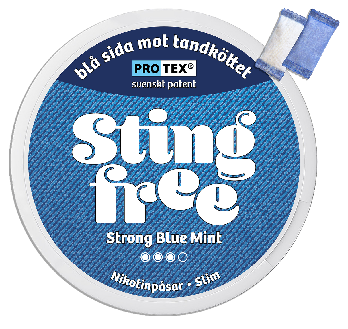 Stingfree Strong Blue Mint Front