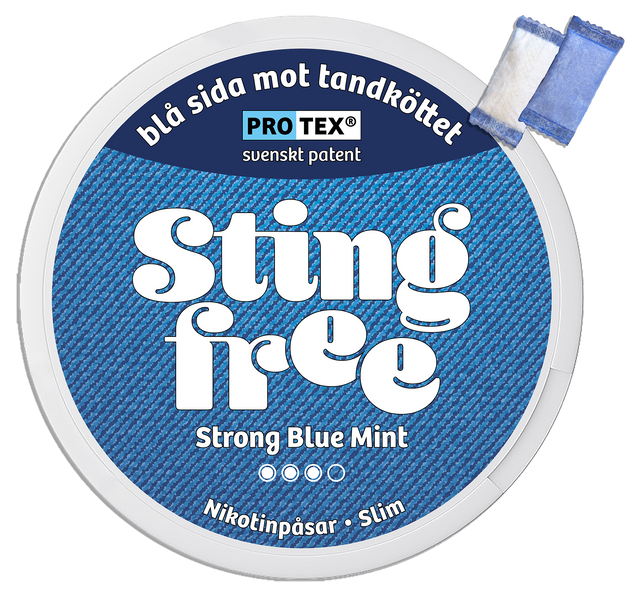 Stingfree Strong Blue Mint Front