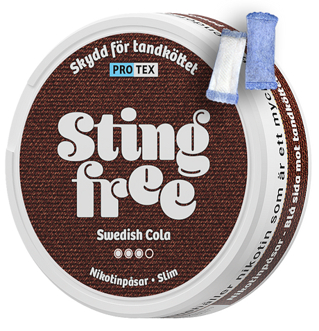 Stingfree Swedish Cola-Nikotinposer-Tobax