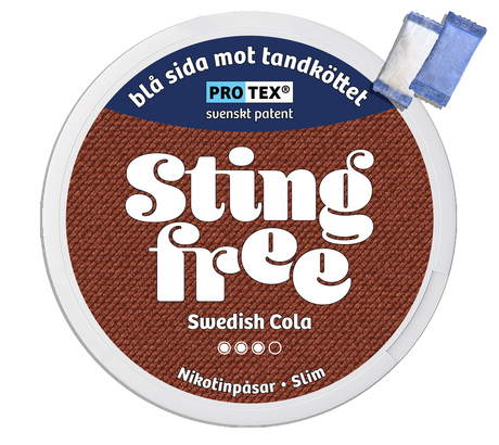 Stingfree Swedish Cola Front