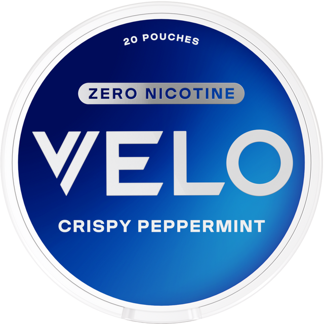 VELO Crispy Peppermint Zero-Nikotinfritt Snus-Tobax