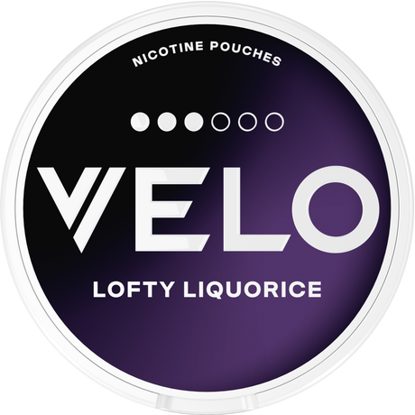 VELO Lofty Liquorice-Nikotinposer-Tobax