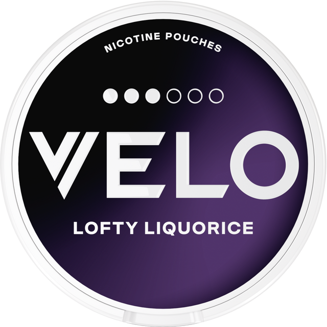 VELO Lofty Liquorice-Nikotinposer-Tobax
