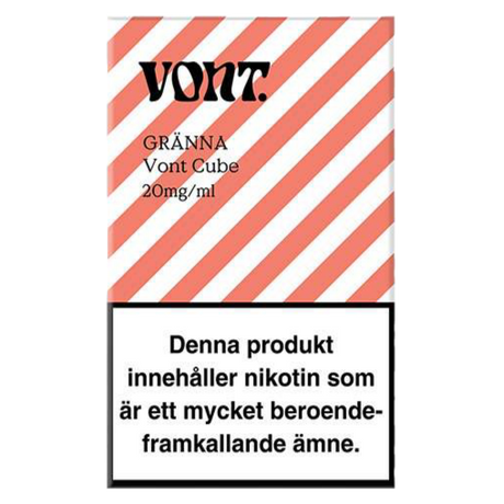 Vont Cube Gränna 20mg – Tobax