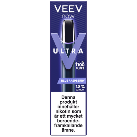 Veev Now Ultra Bleu Raspberry Box