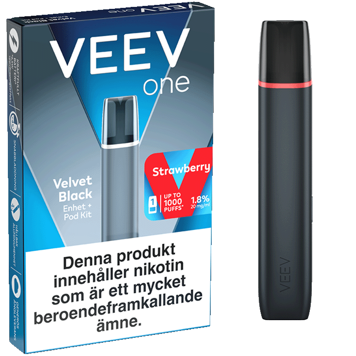 Veev One Black Velvet Device Pod Strawberry