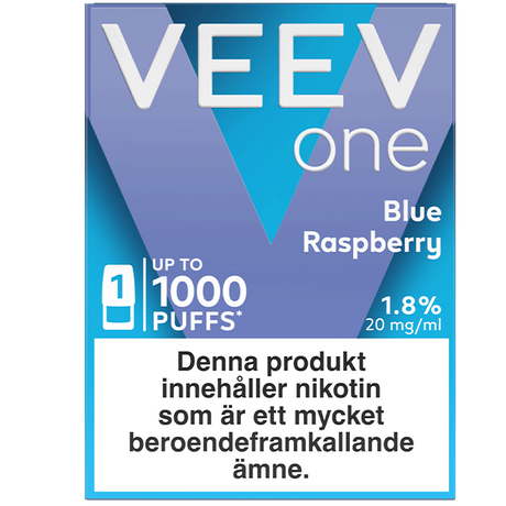 Veev One Blue Raspberry Box