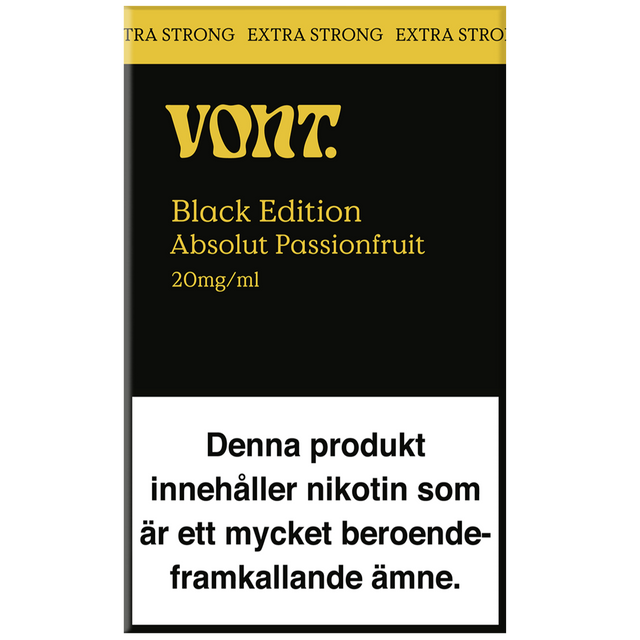 Vont Cube Black Edition Absolut Passionfruit 20mg-E-cigg-Tobax